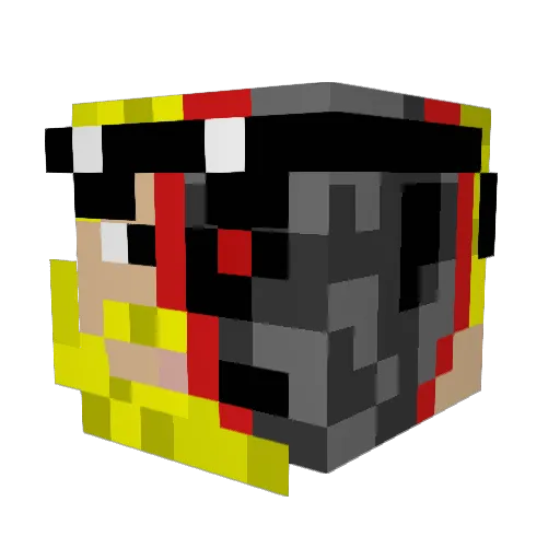 Connorsaurus70 Minecraft avatar head, 3D render