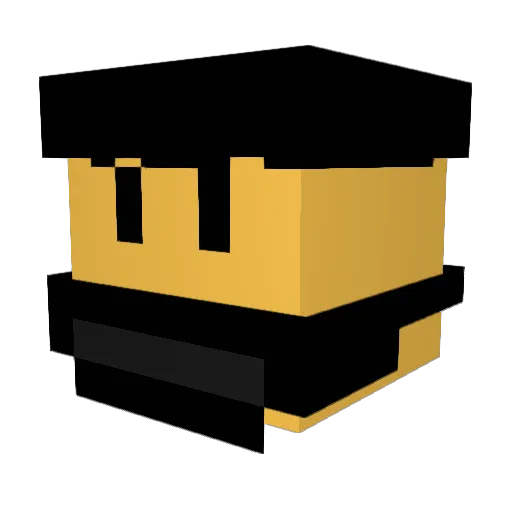 Connotation9 Minecraft avatar head, 3D render