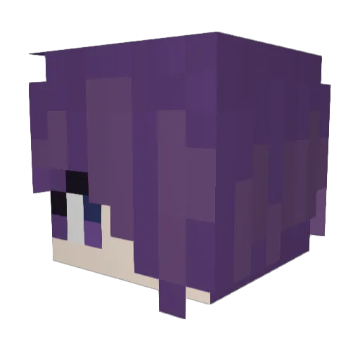 Connout Minecraft avatar head, 3D render