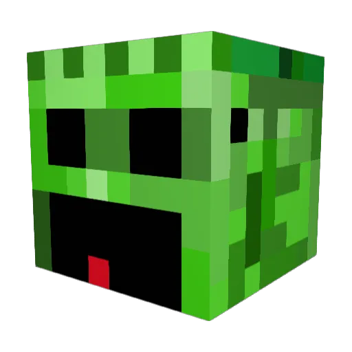 ConorExcalibur Minecraft avatar head, 3D render