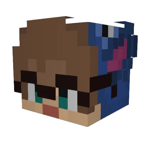 ConorWokeUp Minecraft avatar head, 3D render