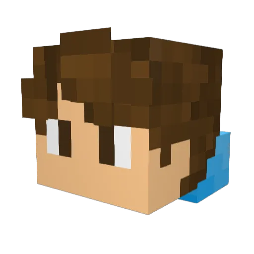 Conor_Playz Minecraft avatar head, 3D render