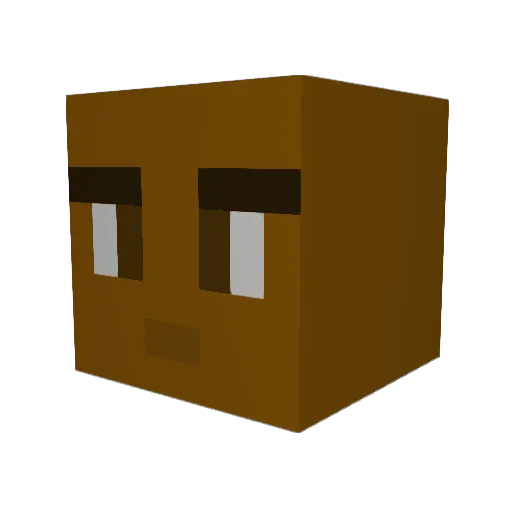 Conor_SO18 Minecraft avatar head, 3D render