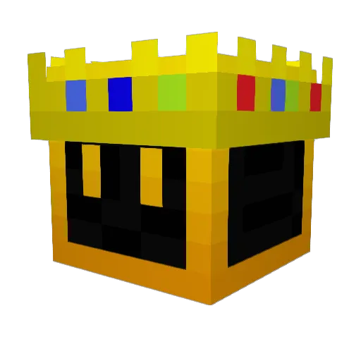Conotron Minecraft avatar head, 3D render