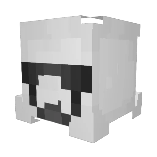 Conquistador819 Minecraft avatar head, 3D render