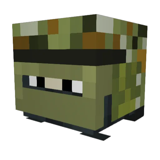 Conrado767 Minecraft avatar head, 3D render