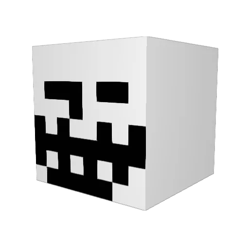 Conrado99 Minecraft avatar head, 3D render