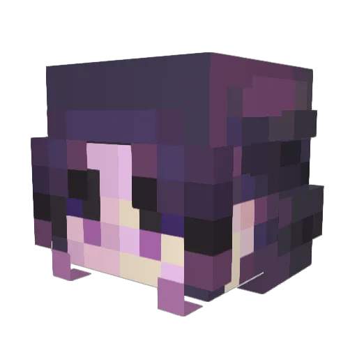 Conrepti Minecraft avatar head, 3D render