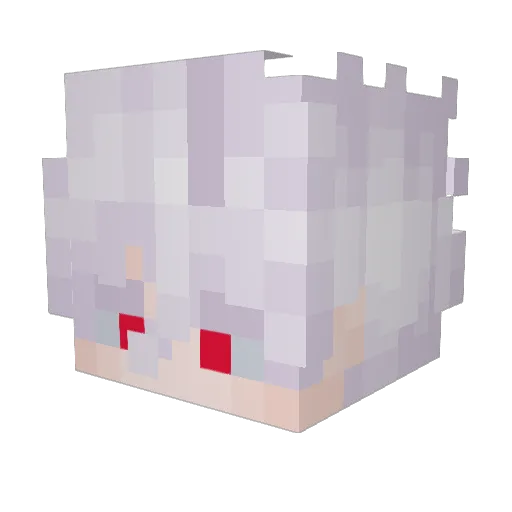 Consciousdread Minecraft avatar head, 3D render