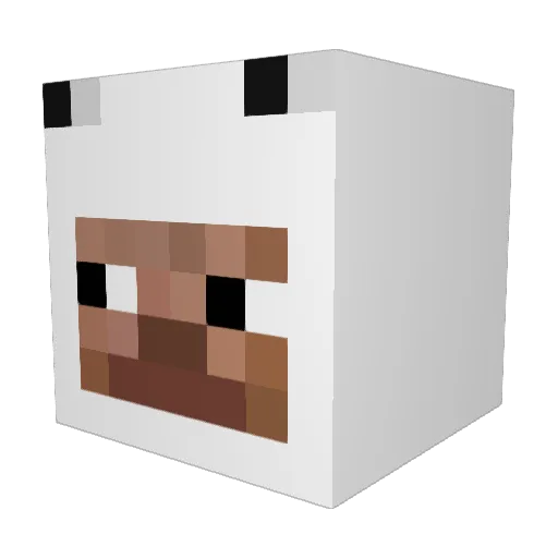 ConsoleLogin Minecraft avatar head, 3D render