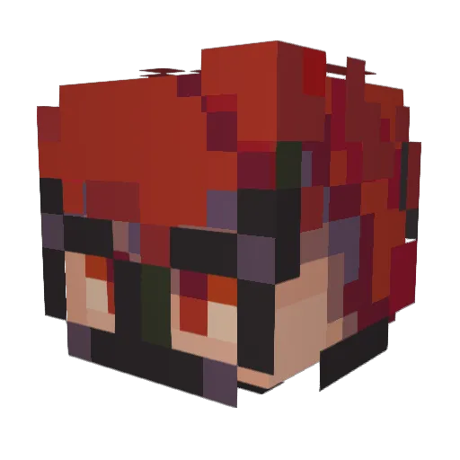 ConstantNewt Minecraft avatar head, 3D render