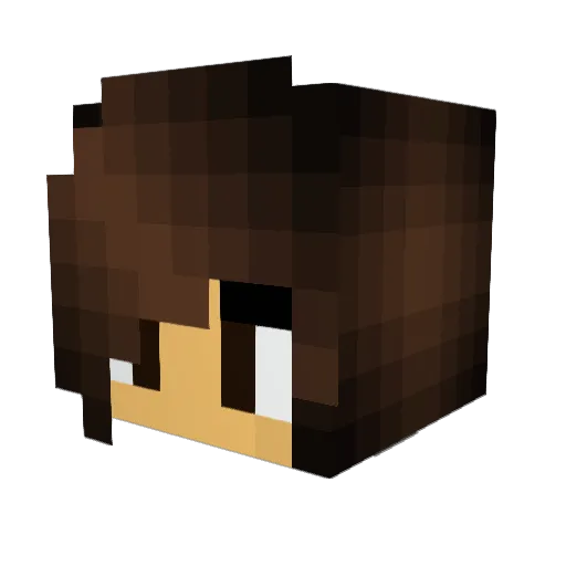 ConstantRope Minecraft avatar head, 3D render