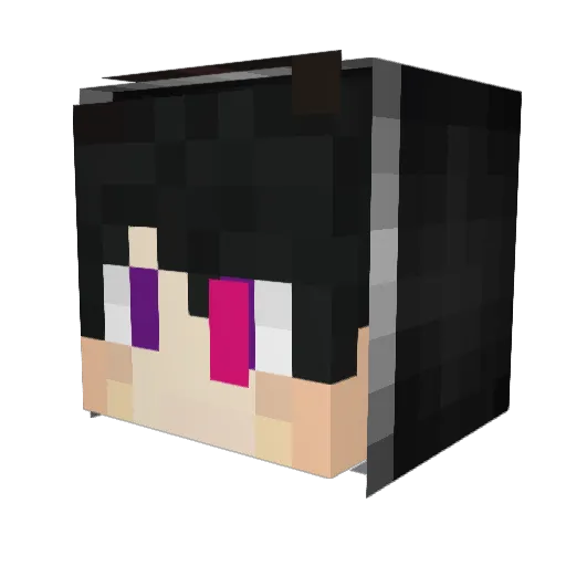 Constantiel Minecraft avatar head, 3D render