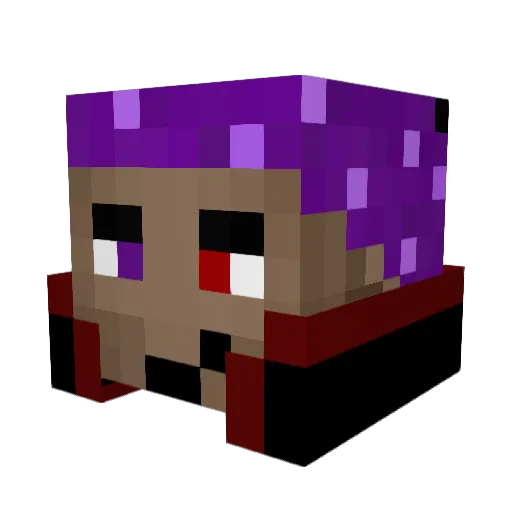 ConstantinMDFK Minecraft avatar head, 3D render