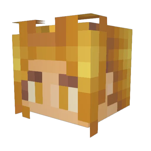 Constantinum Minecraft avatar head, 3D render