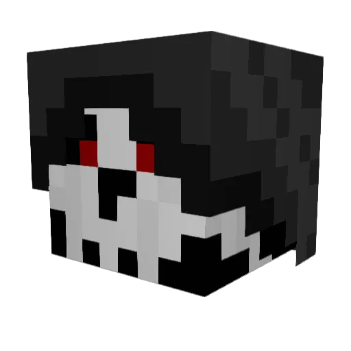 Constelion Minecraft avatar head, 3D render