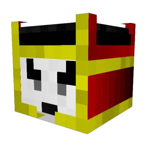 Constellazone Minecraft avatar head, 3D render