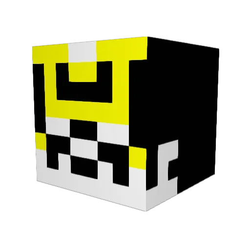 Conster219 Minecraft avatar head, 3D render