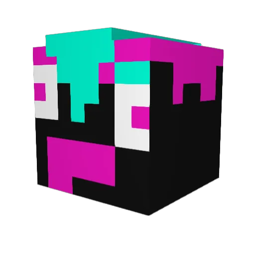 ConstipatedGuy Minecraft avatar head, 3D render