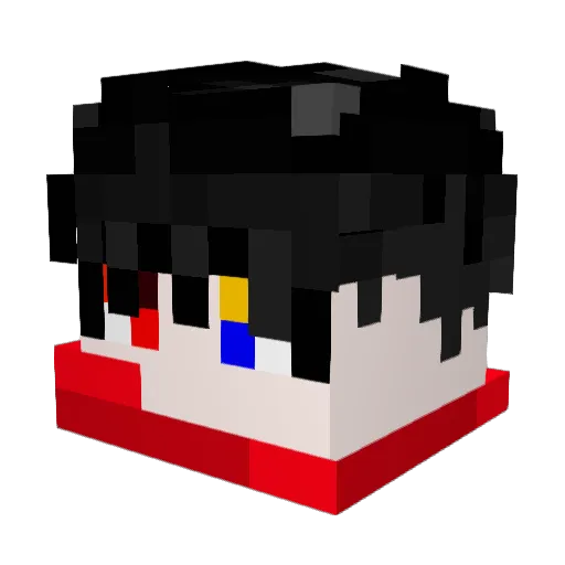 Constra2743 Minecraft avatar head, 3D render