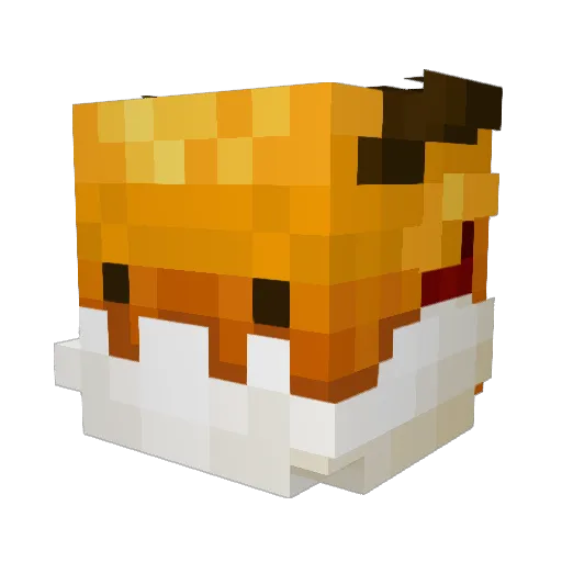 ConstructGamin Minecraft avatar head, 3D render
