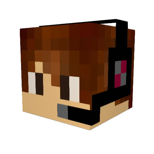 Constructor20 Minecraft avatar head, 3D render