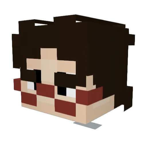 ConsulAirborne Minecraft avatar head, 3D render