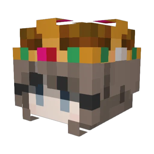 ConsulRowen Minecraft avatar head, 3D render