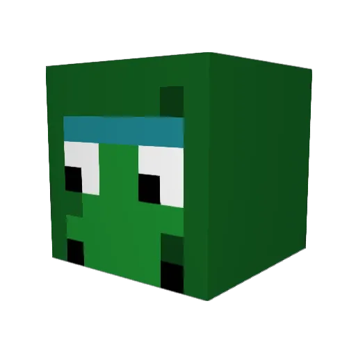 ConsumeBean Minecraft avatar head, 3D render