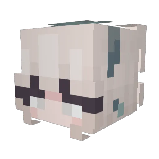 Consumedbyhedera Minecraft avatar head, 3D render