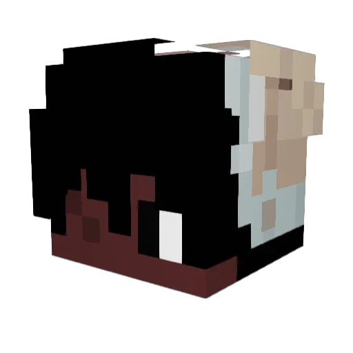 Conte_0710 Minecraft avatar head, 3D render