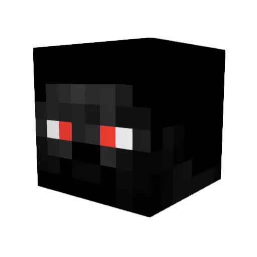 Contel_ Minecraft avatar head, 3D render