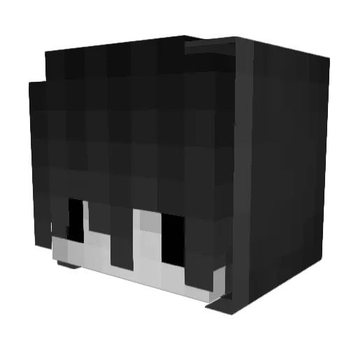 Contellfire Minecraft avatar head, 3D render