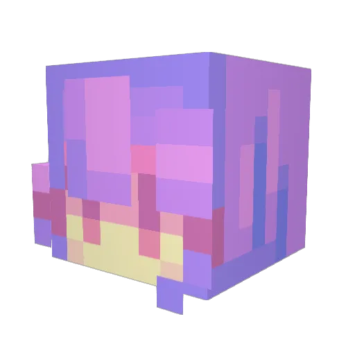 ContentHorse255 Minecraft avatar head, 3D render