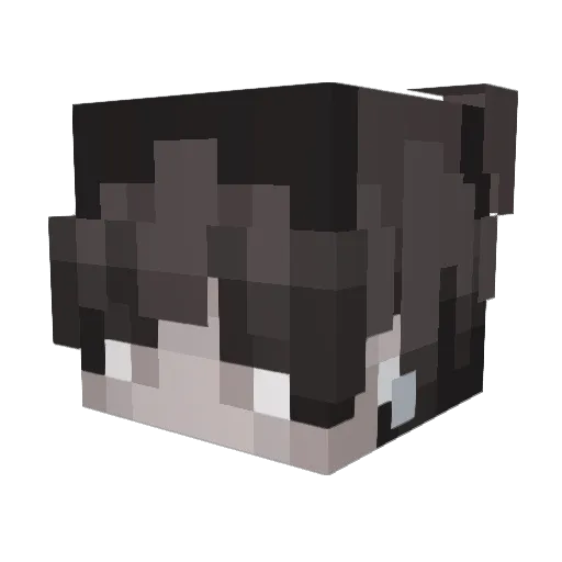 Contentful Minecraft avatar head, 3D render