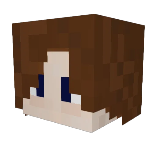 ContraSmo Minecraft avatar head, 3D render