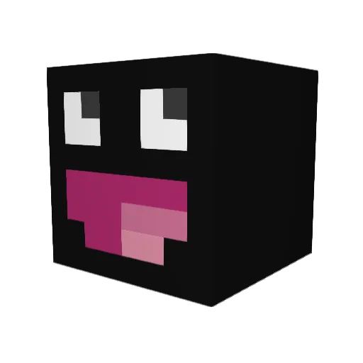 ContraSolar Minecraft avatar head, 3D render