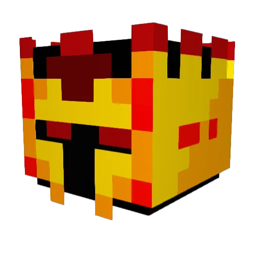Convel21 Minecraft avatar head, 3D render