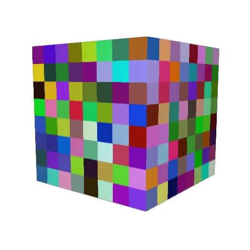 Convert Minecraft avatar head, 3D render