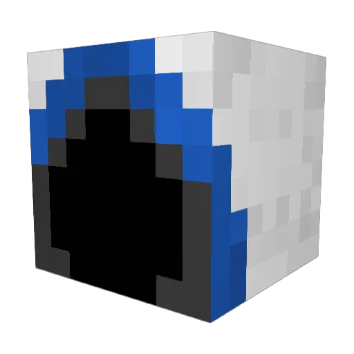 ConvexDev Minecraft avatar head, 3D render