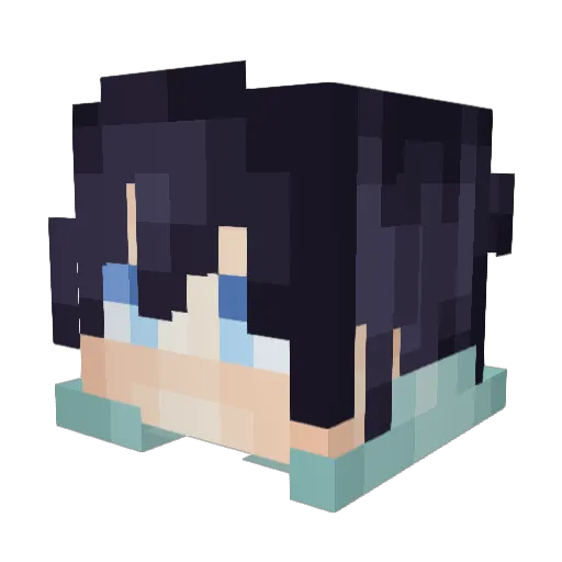 Convict_Mustang Minecraft avatar head, 3D render