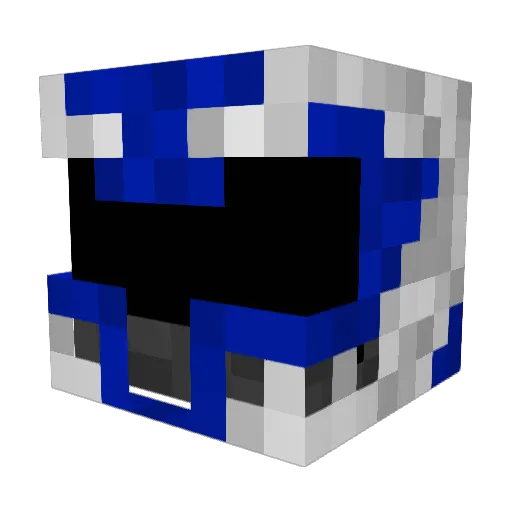 Conwaer Minecraft avatar head, 3D render