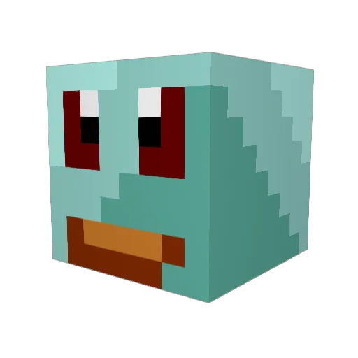 Conwaykiller Minecraft avatar head, 3D render