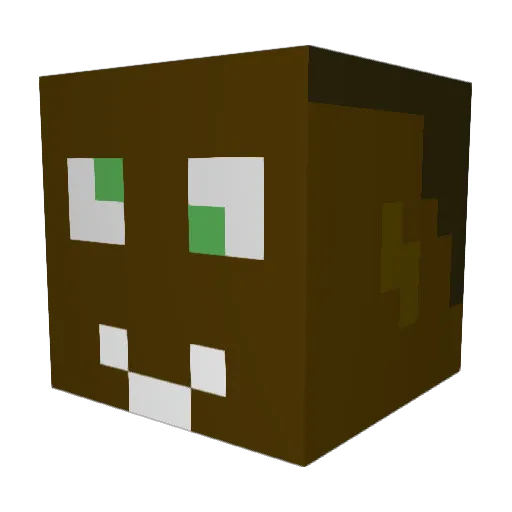 Conzilla2023 Minecraft avatar head, 3D render