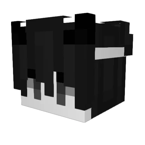 CooIRay Minecraft avatar head, 3D render