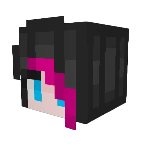 CooSSen Minecraft avatar head, 3D render