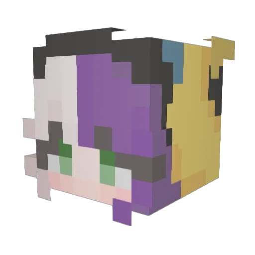 CoochEater Minecraft avatar head, 3D render