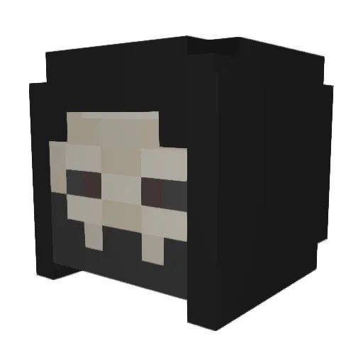 CoochieJones Minecraft avatar head, 3D render