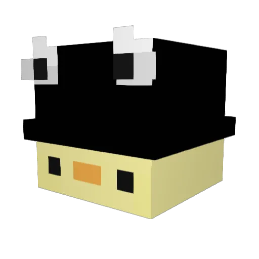 CoochiePay Minecraft avatar head, 3D render
