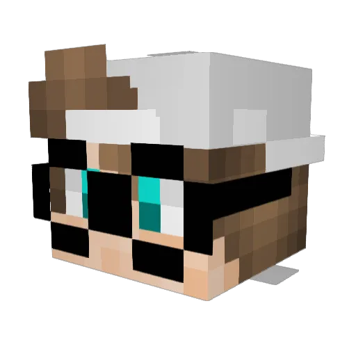 Coody_ Minecraft avatar head, 3D render